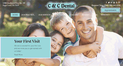 Desktop Screenshot of candcdental.com
